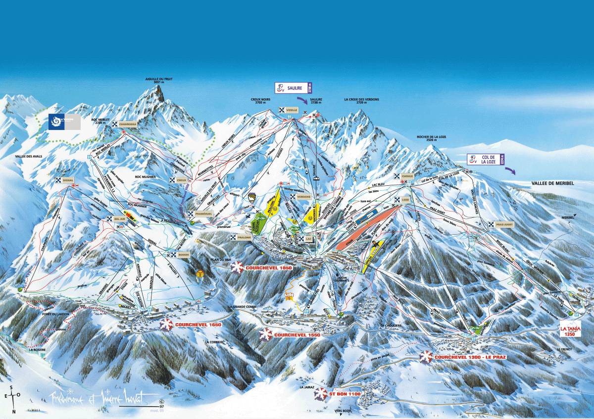 Estación de esquí Courchevel, Alpes Franceses - Alpeski Especialistas de  esquí en los Alpes